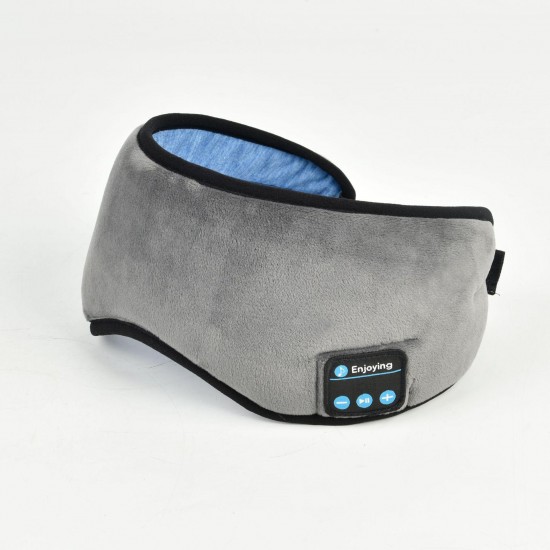 Wireless Bluetooth Eye Mask Headphone Earphone Sleeping Music Eye Shades Built-In Speakers Microphone