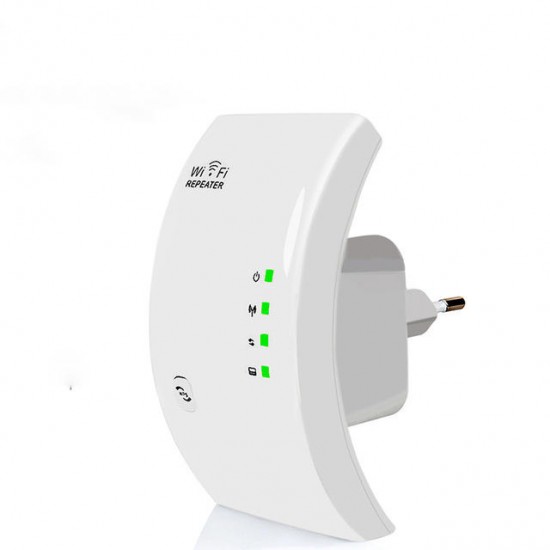 Wireless WiFi Repeater Booster 300Mbps Amplifier Wi-Fi Long Signal Range Extender 802.11N Access Point