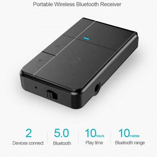 bluetooth 5.0 Receiver 3.5mm Jack AUX for MP3 Music Car Kit Mic Handsfree Wireless Adapter Speaker bluetooth 5.0 Receiver 3.5mm Jack AUX for MP3 Music Car Kit Mic Handsfree Wireless Adapter Speaker