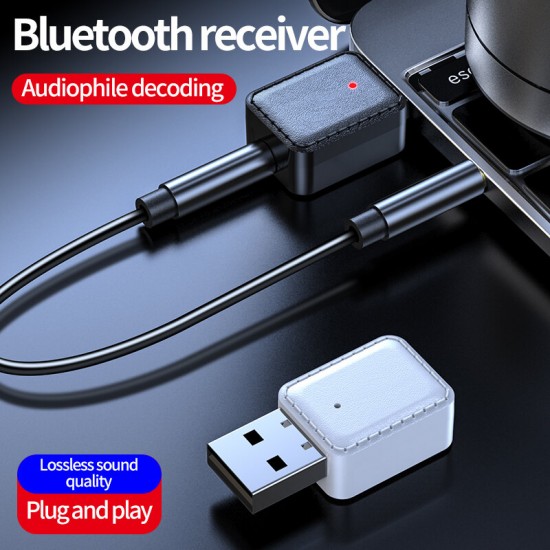 bluetooth 5.0 Wireless USB bluetooth Audio Receiver Transmitter for iPhone 12 Pro for Samsung Galaxy Note S20 for 10 POCO X3 NFC