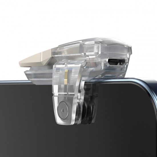 GA09 25mAh 4-Speed Adjustable Left-Handed Single Shot Moible Phone Shooting Fire Button Aim L1 Key Game Gaming Controller Joystick Trigger Gamepad GA09 25mAh 4-Speed Adjustable Left-Handed Single Shot Moible Phone Shooting Fire Button Aim L1 Key Game Gaming Controller Joystick Trigger Gamepad