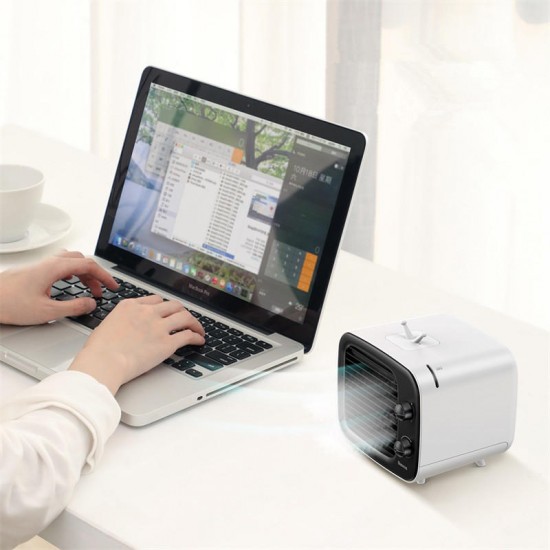 Mini USB Air Cooling Air Conditioner Humidifier Air Cooler Cold Fan USB Fan Desktop Fan for Office Home