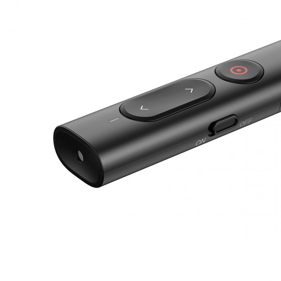 Orange Dot Wireless Presenter with Remote Control Red Light Electronic Point Multimedia Flip Electronic