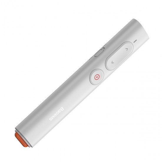 Orange Dot Wireless Presenter with Remote Control Red Light Electronic Point Multimedia Flip Electronic