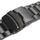 Black Metal Stainless Steel Watch Wrist Band Strap for Fenix 3/HR Black Metal Stainless Steel Watch Wrist Band Strap for Fenix 3/HR