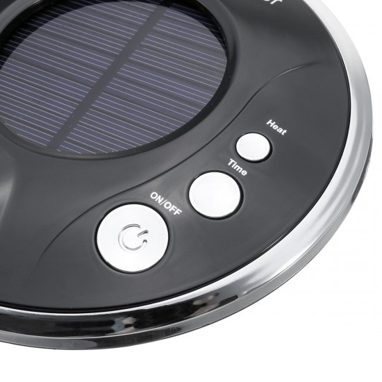 Car Solar Powered Negative Ion Air Purifier 5V Cleaner Purifier humidification