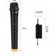 DC 12V UHF 2 Channel Dual Wireless Handheld Microphone Speaker Mics w/ Receiver