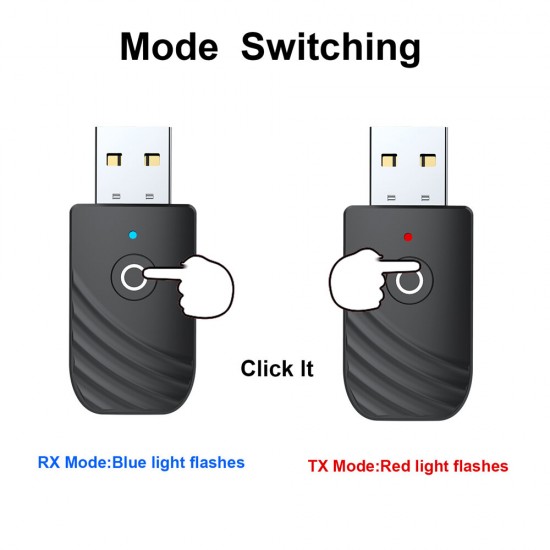 SY319 bluetooth 5.0 Audio Receiver Transmitter Adapter 3 In 1 Mini 3.5mm Jack AUX USB Stereo Music Wireless Adapter for TV Car PC Headphones SY319 bluetooth 5.0 Audio Receiver Transmitter Adapter 3 In 1 Mini 3.5mm Jack AUX USB Stereo Music Wireless Adapter for TV Car PC Headphones