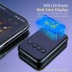 K6 3 In 1 Bluetooth V5.0 FM Audio Transmitter Receiver 3.5mm Aux Wireless Audio Adapter LED Digital Display For TV
