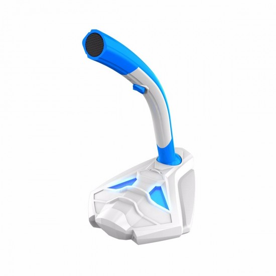 Flexible LED Light Desktop USB Microphone Recording Stand For Macbook Computer Laptop PC Flexible LED Light Desktop USB Microphone Recording Stand For Macbook Computer Laptop PC