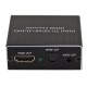 HDMI Audio Splitter HDMI to HDMI+3.5 Audio+SPDIF 4K HDMI Audio Video Converter