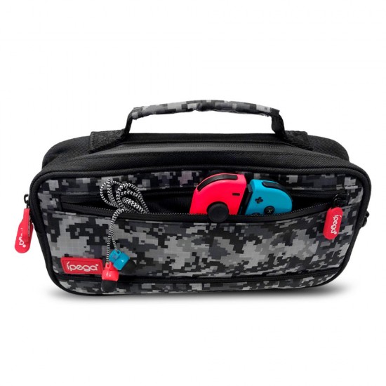 PG-9185 Camouflage Storage Bag Game Accessories Organizer For Switch Lite PG-9185 Camouflage Storage Bag Game Accessories Organizer For Switch Lite