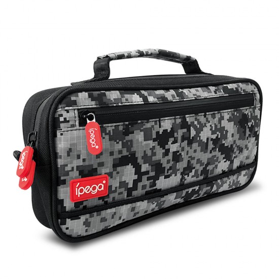 PG-9185 Camouflage Storage Bag Game Accessories Organizer For Switch Lite PG-9185 Camouflage Storage Bag Game Accessories Organizer For Switch Lite