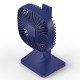 2000mAh Portable Mini Adjustable Speeds Silent USB Rechargable Desktop Fan with Phone Holder Stand