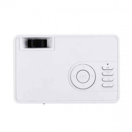 J9A Mini LED Projector 1080P Portable Pocket 3D HD Home Cinema Theater HDMI/USB/SD