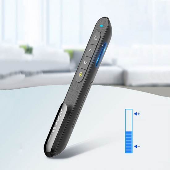 N76 Remote Control Page Turning Pen Red Laser Pointers Wireless Presenter Pen 532nm USB Smart Charging Volume Adjustment For Office N76 Remote Control Page Turning Pen Red Laser Pointers Wireless Presenter Pen 532nm USB Smart Charging Volume Adjustment For Office