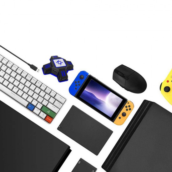 KX USB Game Controllers Adapter Converter Video Game Keyboard Mouse Converter for Switch/Xbox/PS4/PS3 KX USB Game Controllers Adapter Converter Video Game Keyboard Mouse Converter for Switch/Xbox/PS4/PS3