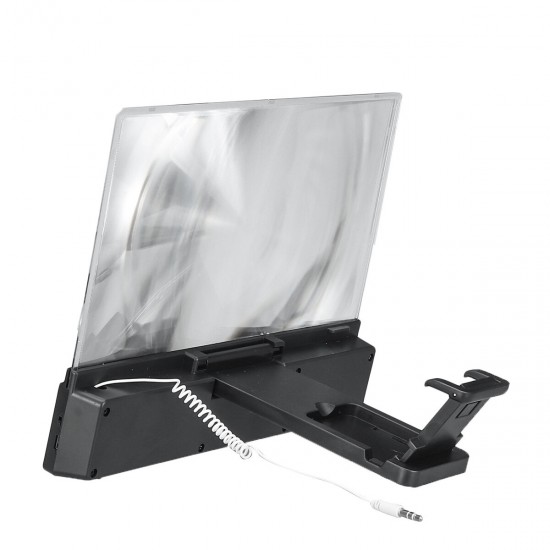 L5 12 inch High Definition Mobile Phone Screen Amplifier with Magnifying Folding Phone Desktop Holder for Movie Game Phone Amplifier L5 12 inch High Definition Mobile Phone Screen Amplifier with Magnifying Folding Phone Desktop Holder for Movie Game Phone Amplifier