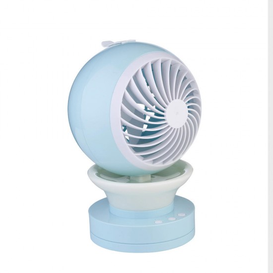 LED luminous spray humidification USB Charging Portable Mini Fan