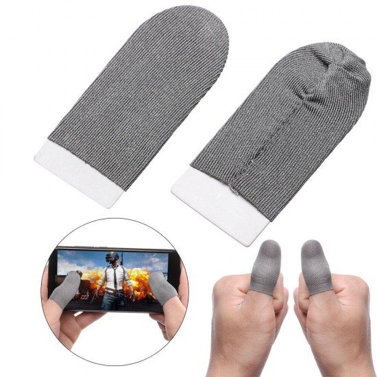Six Finger Mobile Game Controller Gamepad + 1 Pair Breathable Sweat Proof Touch Screen Sleeves Six Finger Mobile Game Controller Gamepad + 1 Pair Breathable Sweat Proof Touch Screen Sleeves