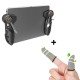Six Finger Mobile Game Controller Gamepad Trigger + Gloves Sleep-proof Sweat-proof Professional Touch Screen Thumbs Finger Sleeve