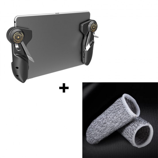 Six Finger Mobile Game Controller Gamepad Trigger + Ultral-Thin Sweat-proof Touch Screen Finger Sleeve Six Finger Mobile Game Controller Gamepad Trigger + Ultral-Thin Sweat-proof Touch Screen Finger Sleeve