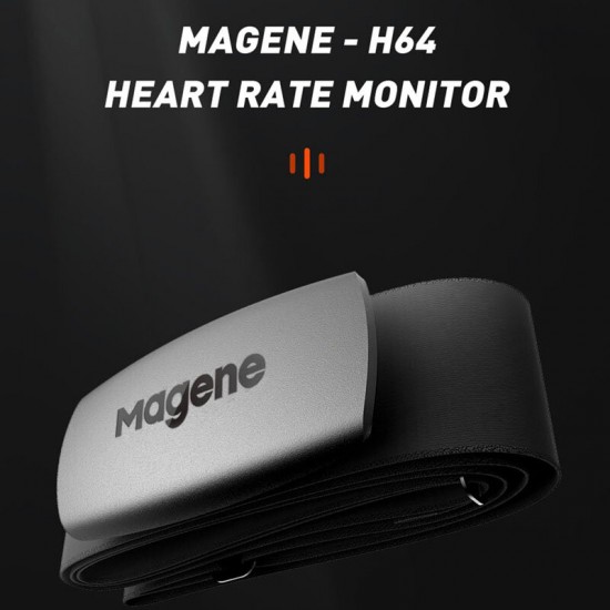 Mover H64 Dual Mode ANT+ & Bluetooth 4.0 Heart Rate Sensor With Chest Strap Computer Bike Wahoo Sports