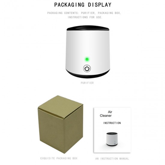 Mini Air Cleaner Purifier Remover Odour Dust Fridge Home Car Smell Mask Phone Sterilizer Mini Air Cleaner Purifier Remover Odour Dust Fridge Home Car Smell Mask Phone Sterilizer