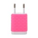 Mini USB EU Plug Travel Wall Charger Adapter For iPhone iPad