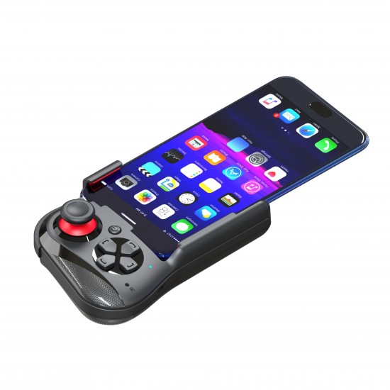 059 Ergonomic Wireless bluetooth Gamepad Controller Gamer Mobile Joystick Holder for Mobile Game for IPhone11 Note8 Samsung S10+