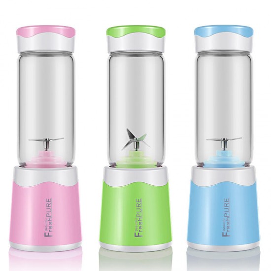 Multi-function 6 Blades 400mL USB Electric Fruit Juicer Smoothie Maker Blender Juice Bottle Cup Machine Multi-function 6 Blades 400mL USB Electric Fruit Juicer Smoothie Maker Blender Juice Bottle Cup Machine