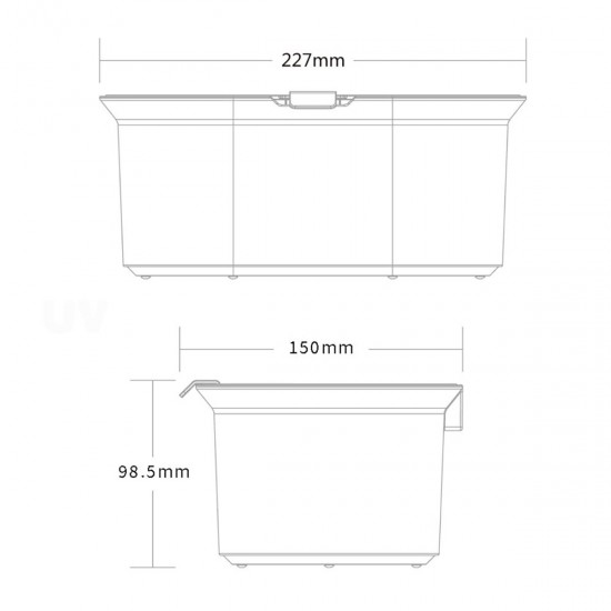 Multi-function Portable Sterilizer UV Ozone Disinfection Box