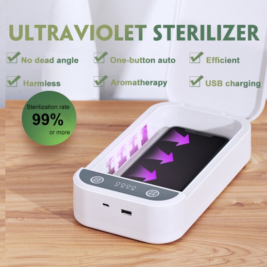 Multifunction Automatic UV Sterilizer for Mobile Phone Mask Toothbrush Watch Beauty Underwear Sterilization UV Sterilizer Disinfection Box