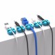 Desktop Cable Organizer Headphone Cable Winder Management For iPhone 8 Plus XS 11 Pro Huawei P30 Mate 30 Mi9 9Pro