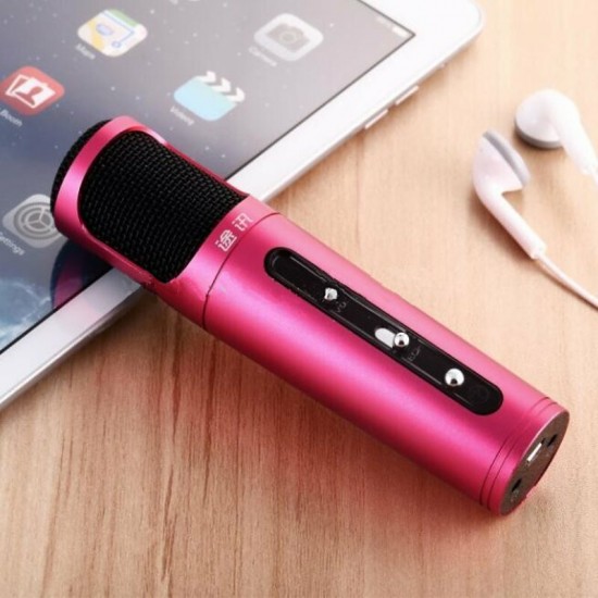 Personal Portable Karaoke KTV Microphone For iPhone iOS/Android/Windows