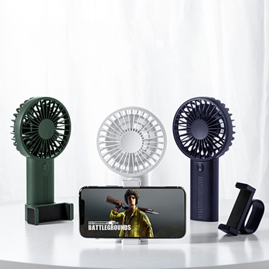 Phone Holder Mini Fan Portable USB Outdoor Handheld Travel Cooling Rechargeable Electric Fans