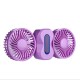 Portable Couples Fan Rechargeable Battery Air Conditioning 2 Motors Ventilador Fans Mini USB Desk