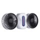 Portable Couples Fan Rechargeable Battery Air Conditioning 2 Motors Ventilador Fans Mini USB Desk Portable Couples Fan Rechargeable Battery Air Conditioning 2 Motors Ventilador Fans Mini USB Desk