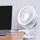 Portable Fan Rechargeable 360° Rotation Clip Mini USB Fan Car Desk