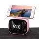 Portable Retro Speaker TV Design Mobile Phone Holder Stand bluetooth Alarm Clock