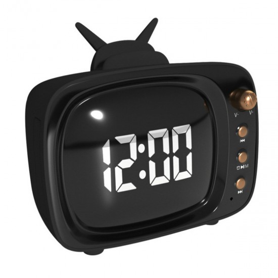 Portable Retro Speaker TV Design Mobile Phone Holder Stand bluetooth Alarm Clock Portable Retro Speaker TV Design Mobile Phone Holder Stand bluetooth Alarm Clock