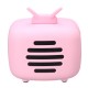 Portable Retro Speaker TV Design Mobile Phone Holder Stand bluetooth Alarm Clock