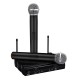 Professional System Wireless Microphone UHF 2 Channel Dual Handheld Karaoke Home