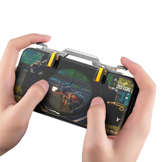 Transparent Gamepad Game Controller Joysticks Game Trigger Fire Button For Mobile Phone Tablet