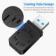 1200Mbps USB bluetooth 5.0 Dongle Adapter Dual Band Wireless Lan Wi-Fi Ethernet Antenna Dongle for PC Computer