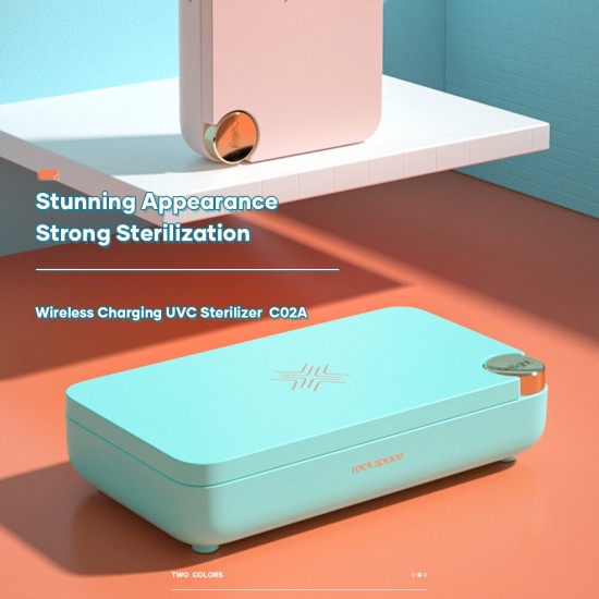 10W Wireless Charging UVC LED Disinfection Sterilizer Health Care Mobile Phone Face Mask Jewelry Watch Cleaner Sterilization Box