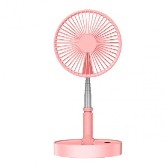 Telescopic Folding USB Fan Desktop Landing Silent Fans for Home Car Office