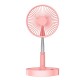 Telescopic Folding USB Fan Desktop Landing Silent Fans for Home Car Office