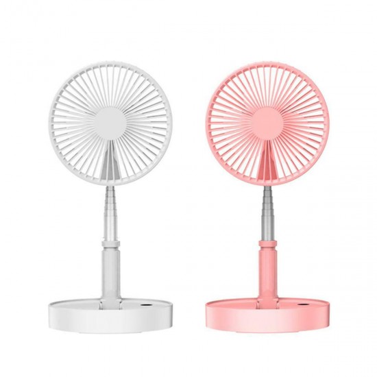 Telescopic Folding USB Fan Desktop Landing Silent Fans for Home Car Office