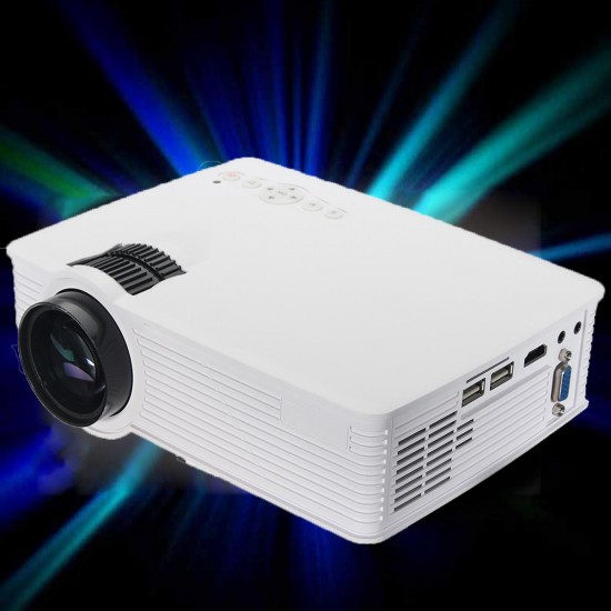 GP-9 HD Mini Projector LED Multimedia Home Theater USB VGA HDMI TV AV